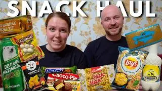 Foreigners Try Kazakhstan Snacks 🇰🇿 (Kazakh snack haul)