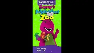 Barney's Alphabet Zoo 1995 VHS