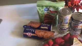 POSTRE DE GALLETAS Y FRESAS FRIO fácil de hacer