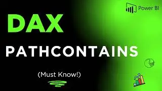 👉 PATHCONTAINS in DAX  Check Hierarchy in Power BI