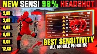Free Fire Headshot Setting After Ob52 Update 2026⚡Best Sensitivity Settings ⚙️| Sensitivity Setting