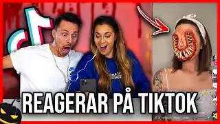 REAGERAR på TIKTOK, HALLOWEEN SMINKNINGAR DEL 2 *KOLLA PÅ EGEN RISK!*
