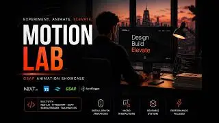 Motion Lab – GSAP Animation Showcase | Next.js & TypeScript