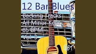 12 Bar Blues Backing Track in C Minor 85 BPM, Vol. 3