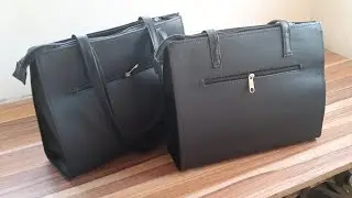 THE MAKING MIDI LEATHER tote bag #delightbagcollection #okinluxury