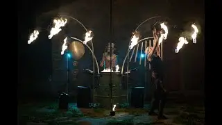 Lumierie, a visionary duo fire show