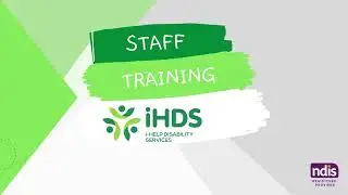 Disability Support Worker Training Video I-Help Disability Services
