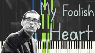 Bill Evans - My Foolish Heart 1960 (Jazz Piano Synthesia + Double Bass)