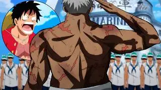 Garp Reveals All His Scars to Luffy 