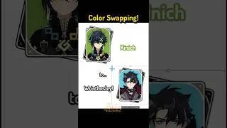 Kinich with Wriothesley's Color Palette! #genshinimpact #genshin #kinich #wriothesley #colorswitch