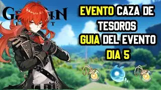 💥 EVENTO CAZA DE TESOROS GENSHIN IMPACT 💥 GUIA evento CAZA DE TESOROS [DÍA 5] Genshin Impact 🤑