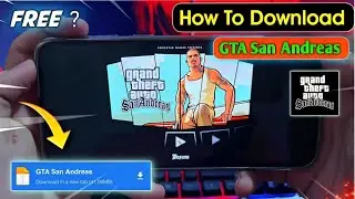 GTA SAN ANDREAS DOWNLOAD ANDROID 2024 | GTA SA PLAY FREE IN ANDROID OR IPHONE | ICONICTECHS
