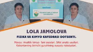 Mavzu: Analitik kimyo fani asoslari. Sifat analiz usullari, Kationlarning birinchi gurux reaksiyalar