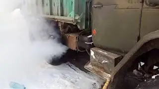 Заводим в -15°С УРАЛ 4320
