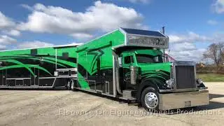 Unbelievable luxury in a 18 wheeler Shell Bootleggers Pulling Team