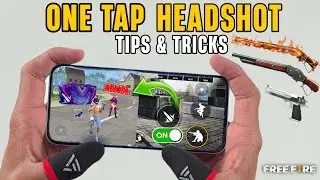 One Tap Headshot Tips And Tricks | Full Handcam Tutorial | Free Fire 