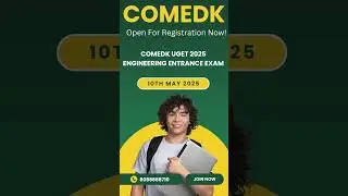 COMEDK UGET 2025 exam date announced at comedk.org 