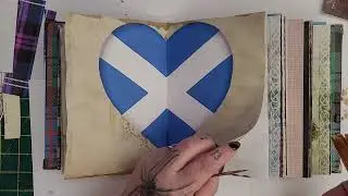 Painting with Coffee, but the journals already made, have i gone mad ?? 🤪xx