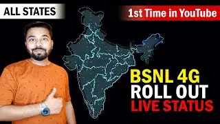 BSNL 4G Roll Out STATUS in whole India 🇮🇳 Bsnl 4g kaha kaha launch huya hai? Bsnl 4g Available Areas