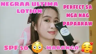 NEGRA ULTIMA LOTION,SPF 50 HONEST REVIEW