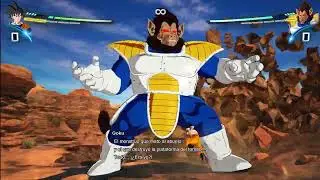 Dragonball Sparking Zero - Sufriendo contra Vegeta