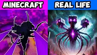 MINECRAFT MOBS VS SUPER REAL LIFE | Super Realistic 4k
