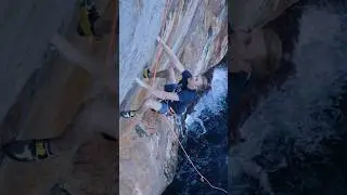 Working the crux moves of Alasha (9a) in Mallorca