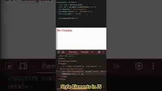 How to Style Elements using plain JavaScript #javascript #js