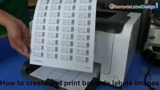Generate barcode image with different barcode and text value