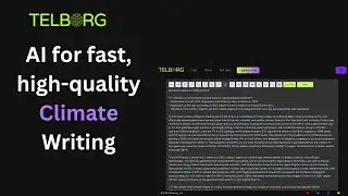 Telborg - Climate AI Writer Demo: European Emissions Trading Scheme