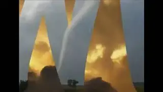 Tornado in North Dakota Indian Reservation