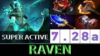 Raven [Juggernaut] Super Active Carry Tower Push ► Dota 2 7.28a