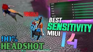 90% HEADSHOT RATE FREE FİRE NEW SETTİNG👽⚙️MIUI 14😍 НОВЫЙ АТЯЖКА |📱Xiaomi Redmi 9T