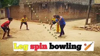 Leg spin Bowling with tennis ball 👍🏏🥎.#sports #cricket #cricketlover #tennisballcricket