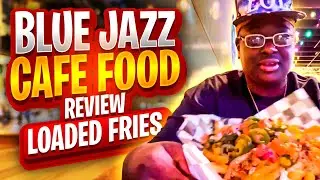 BLUE JAZZ CAFE LOADED FRIES REVIEW MUKBANG EATING SHOW 🍽️🔥