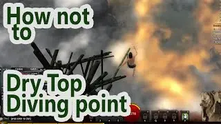 How not to finish Dry Top Diving Point (Guild Wars 2)