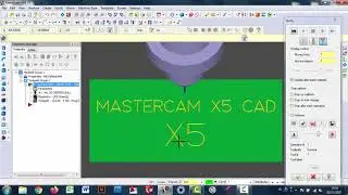 Mastercam X5 || Basic Milling Example || Letter Engraving