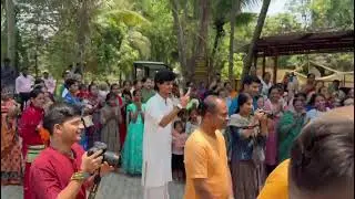 Gurumaharaj_Welcome_Reaching _Govardhan Eco Village