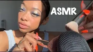 ASMR | Up Close Mic brushing, stippling , gentle tapping