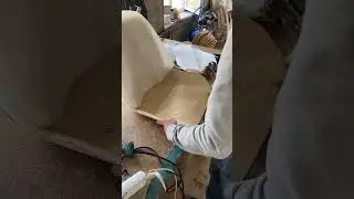 Поклейка поролона на стулья