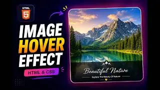 Create a Stunning Image Hover Effect with HTML & CSS 😍