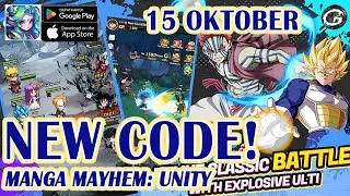NEW CODE Manga Mayhem: Unity Giftcode & How to Redeem Code 15 Oktober - Mobile Game (Android/IOS)