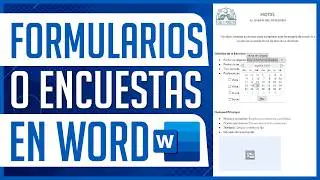 Formularios en Word: ¡Crea y Personaliza en Minutos! (Fácil y Rápido)