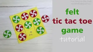 Felt Peppermint Candy / Peppermint Swirl / Tutorial + Free pattern