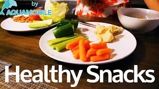 Quick and Healthy Snack Ideas featuring Hummus!