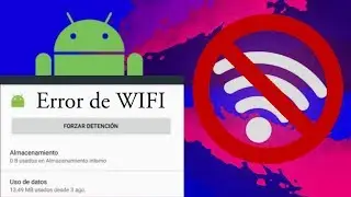 Arreglar el error de no poder encender el WIFI en android TODAS las versiones