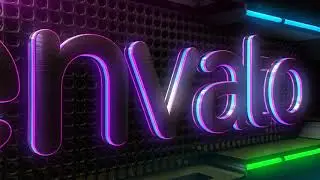 🌸 Tech Neon Logo Opener 🌸 AFTER EFFECTS TEMPLATE animation