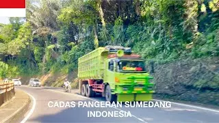 Suasana dan Kondisi Jalan Cadas Pangeran Sumedang [4K] Driving Around Sumedang in Indonesia