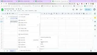 Insert Smart Chips in Sheet (Google Sheets)