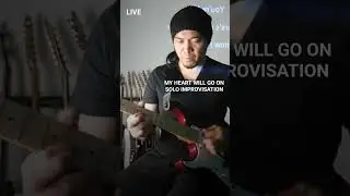 My Heart Will Go On Guitar Solo Improvisation #guitarsolo #guitar #myheartwillgoon #alvindeleon